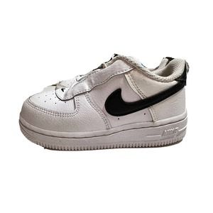 Nike Air Force 1 Toggle Toddler Shoes Size 8C Baby Sneakers Low White CU5289